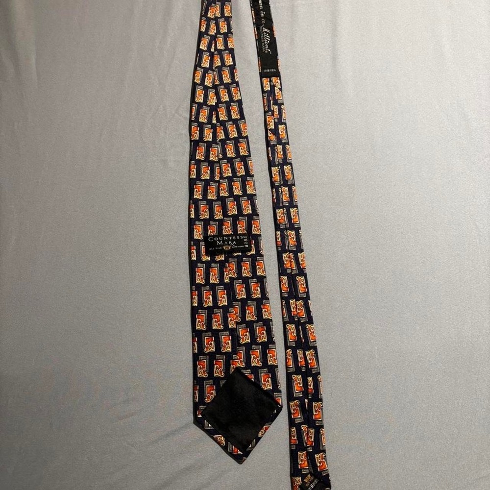 Countess Mara silk tie luxury designer